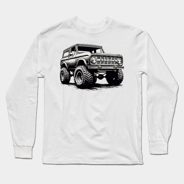 Ford Bronco Long Sleeve T-Shirt by Vehicles-Art